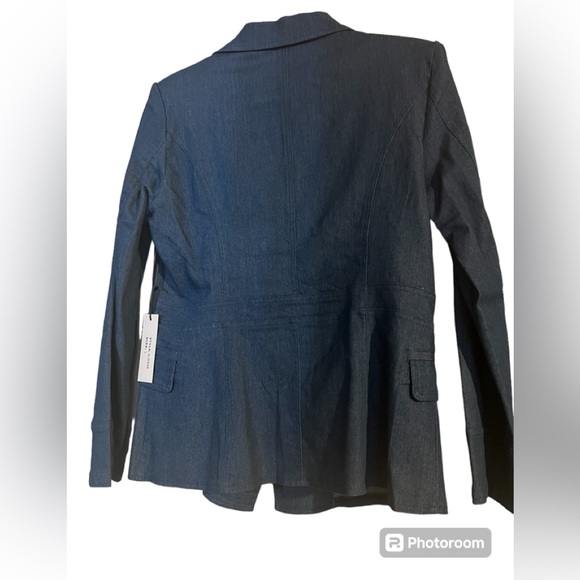 DENIM BLAZER- NWT - Picture 2 of 4